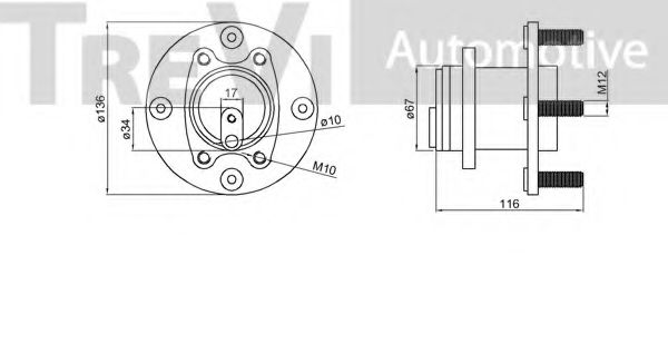 TREVI AUTOMOTIVE WB1727