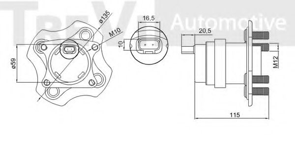 TREVI AUTOMOTIVE WB1788