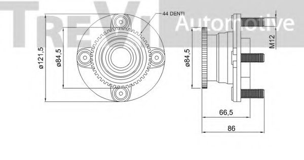 TREVI AUTOMOTIVE WB2203 TREVI AUTOMOTIVE WB2203