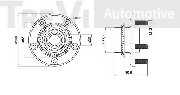 TREVI AUTOMOTIVE WB2308