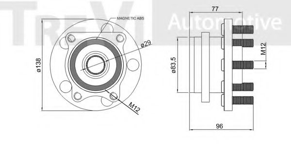 TREVI AUTOMOTIVE WB2342 TREVI AUTOMOTIVE WB2342