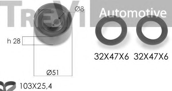 TREVI AUTOMOTIVE KD1414S