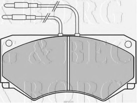 BORG & BECK BBP1039