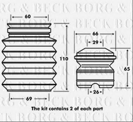 BORG & BECK BPK7010