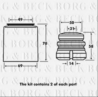 BORG & BECK BPK7026