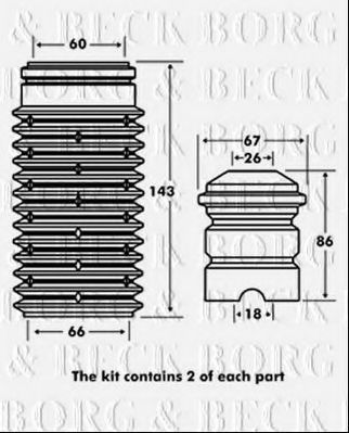 BORG & BECK BPK7034