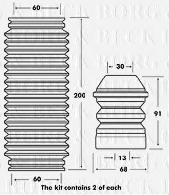 BORG & BECK BPK7020