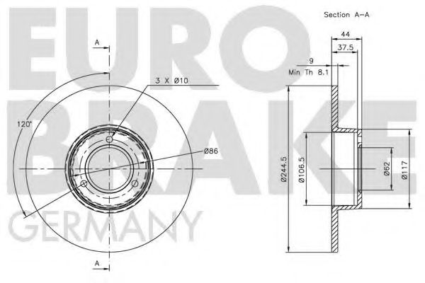 EUROBRAKE 5815201912 EUROBRAKE 5815201912