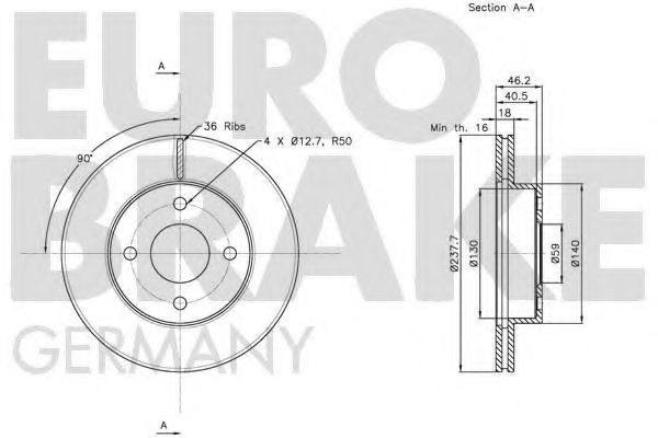EUROBRAKE 5815202268
