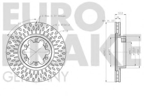 EUROBRAKE 5815202287