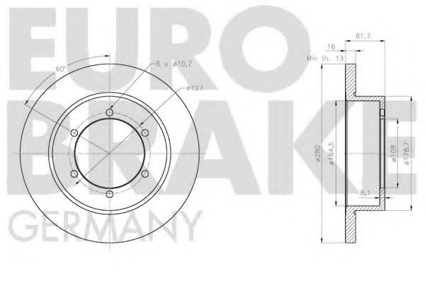 EUROBRAKE 5815202289