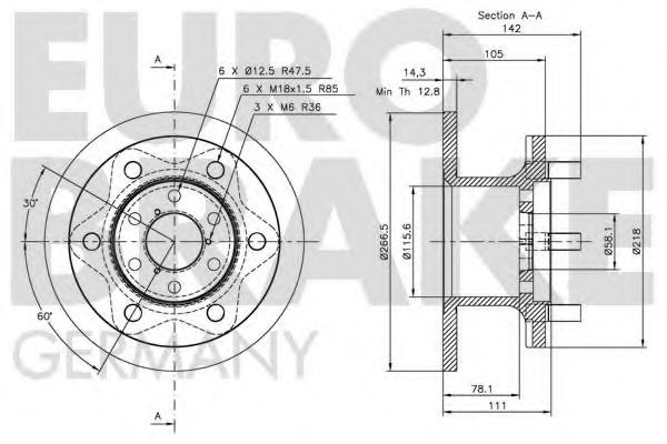 EUROBRAKE 5815202306