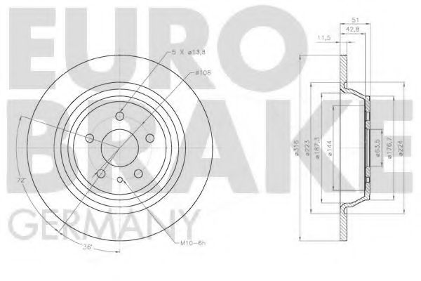 EUROBRAKE 58152025102