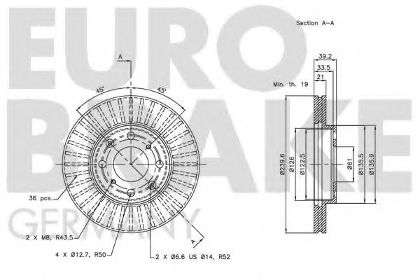 EUROBRAKE 5815202628 EUROBRAKE 5815202628