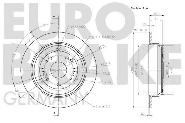 EUROBRAKE 5815202664