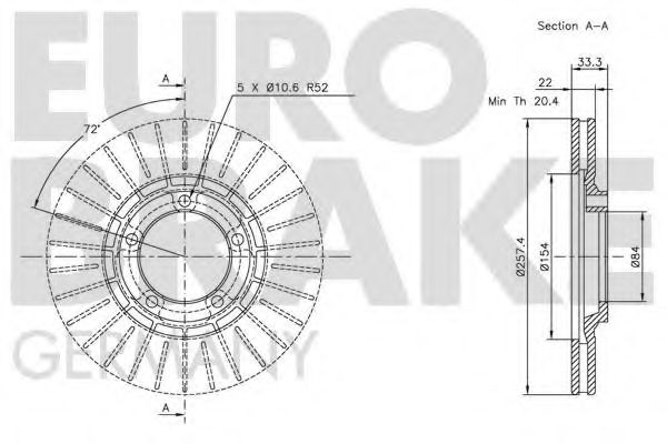 EUROBRAKE 5815203023