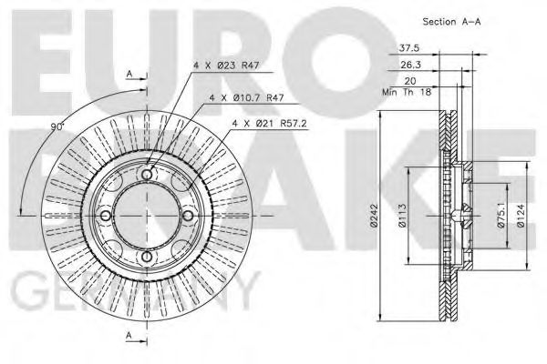 EUROBRAKE 5815203219