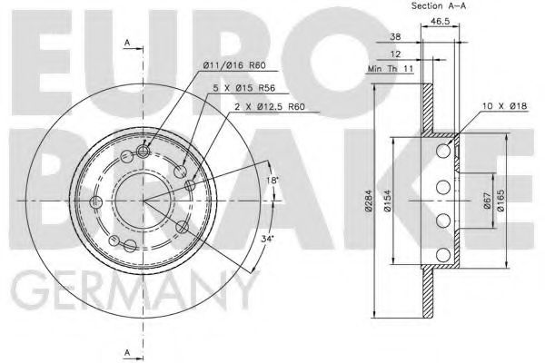 EUROBRAKE 5815203309