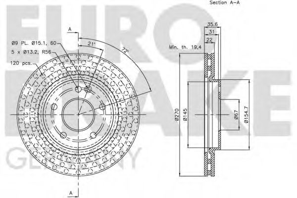 EUROBRAKE 5815203369 EUROBRAKE 5815203369