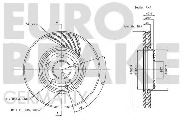 EUROBRAKE 5815203386