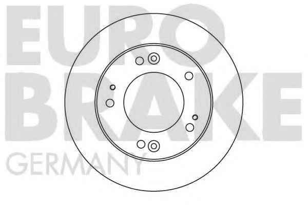 Тормозной диск EUROBRAKE 5815203504 Тормозной диск EUROBRAKE 5815203504