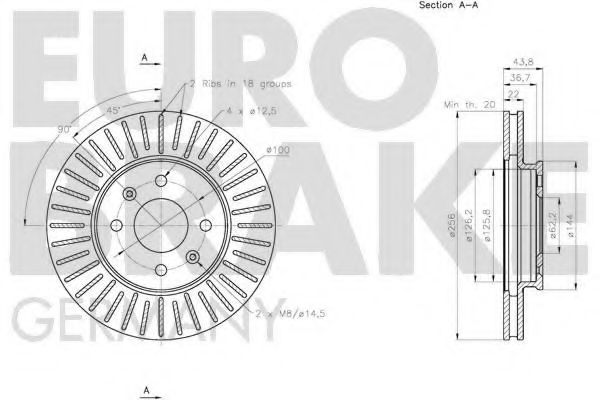 EUROBRAKE 5815203537