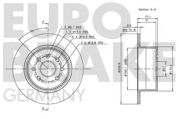 EUROBRAKE 5815203619