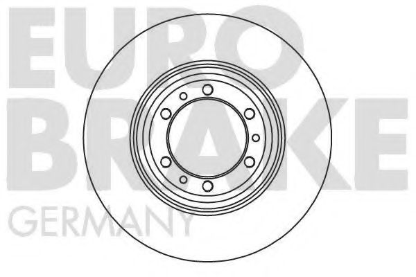 Тормозной диск EUROBRAKE 5815203627 Тормозной диск EUROBRAKE 5815203627
