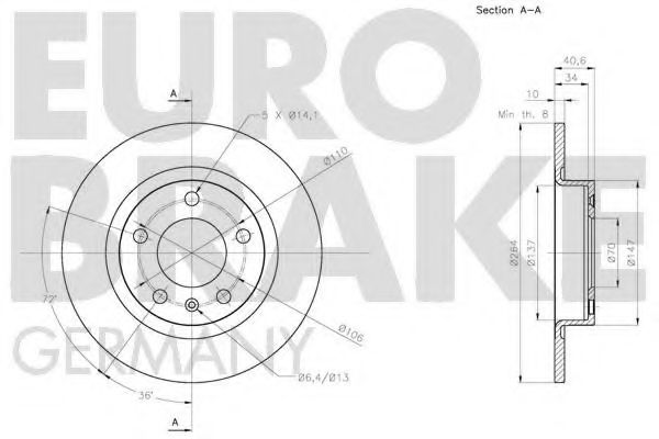 EUROBRAKE 5815203672