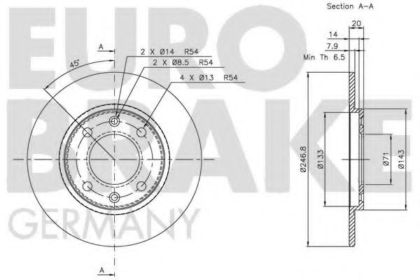 EUROBRAKE 5815203718