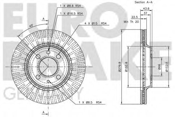 EUROBRAKE 5815204105