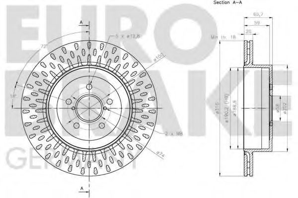 EUROBRAKE 5815204423