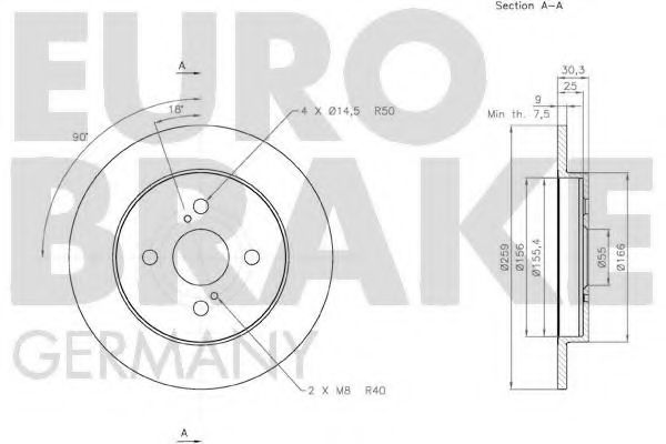 EUROBRAKE 58152045109