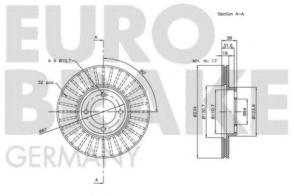 EUROBRAKE 5815204528