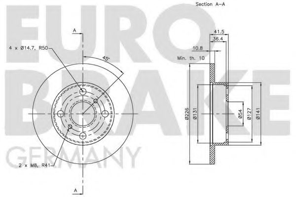 EUROBRAKE 5815204529