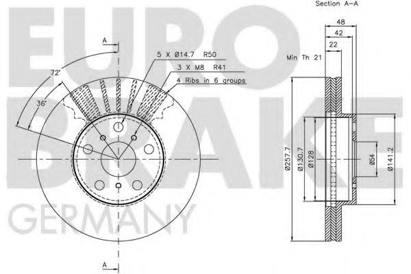 EUROBRAKE 5815204534