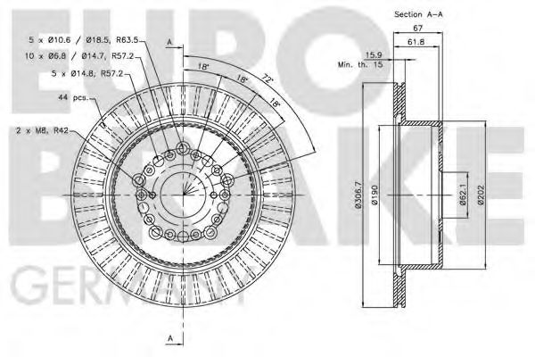 EUROBRAKE 5815204573