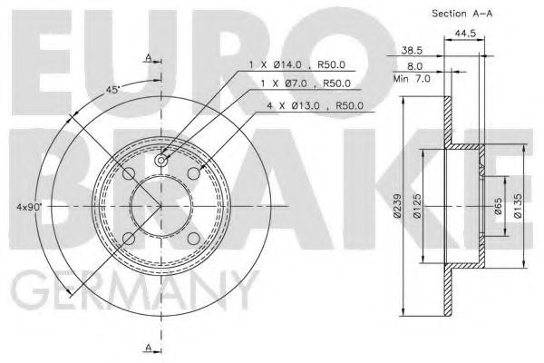 EUROBRAKE 5815204706