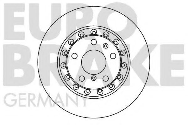 Тормозной диск EUROBRAKE 58152047126 Тормозной диск EUROBRAKE 58152047126