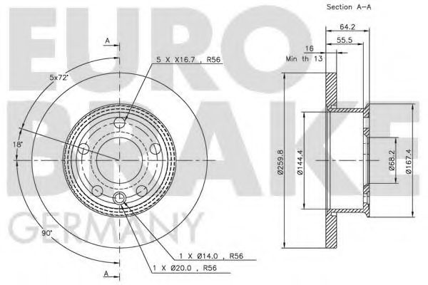 EUROBRAKE 5815204732