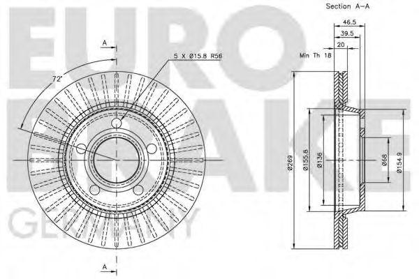 EUROBRAKE 5815204769