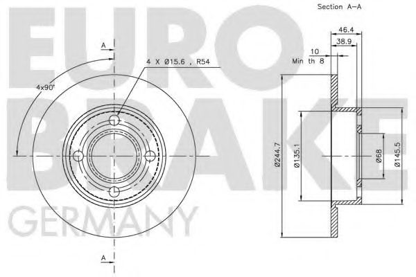 EUROBRAKE 5815204777