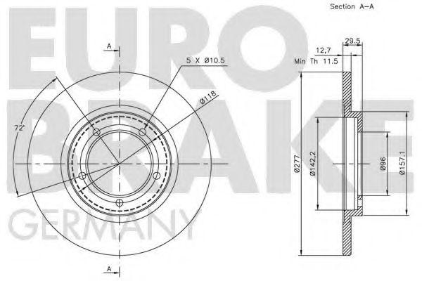 EUROBRAKE 5815205107