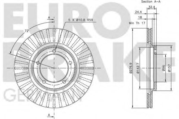 EUROBRAKE 5815205108