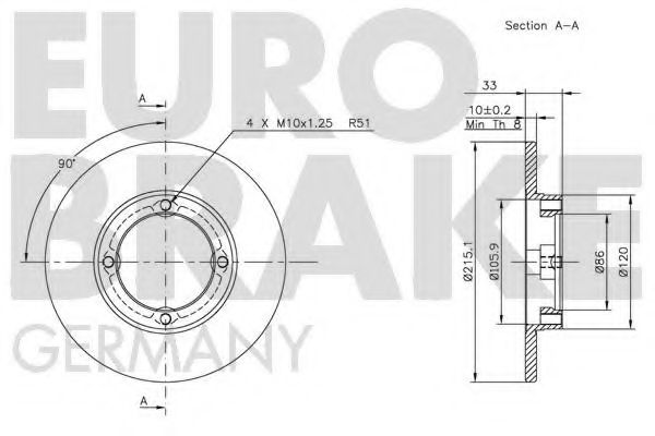 EUROBRAKE 5815205202