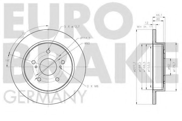 EUROBRAKE 5815205234 EUROBRAKE 5815205234