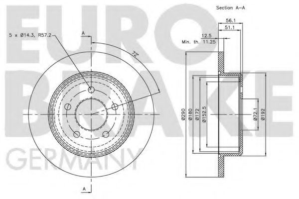 EUROBRAKE 5815209311