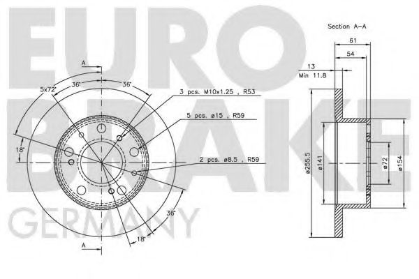 EUROBRAKE 5815209913