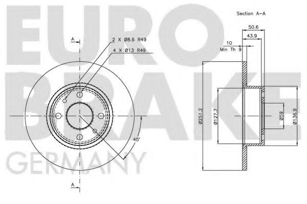EUROBRAKE 5815209928