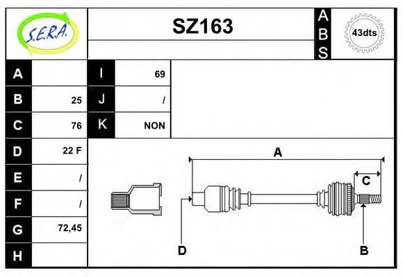 SERA SZ163 SERA SZ163